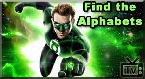 Green Lantern: Find The Alphabets