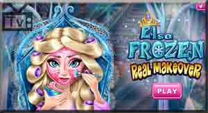 Frozen Elsa Maquiagem - jogos online de menina